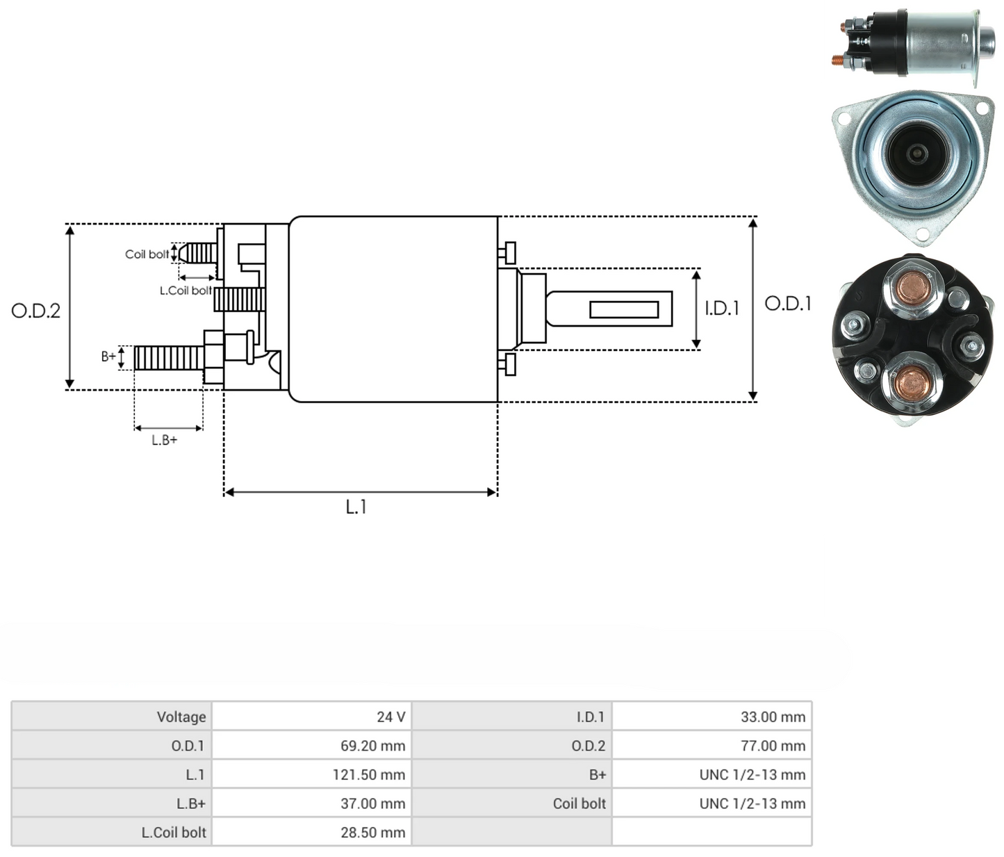 Solenoide Marcha Delco 42MT 24V 66-114