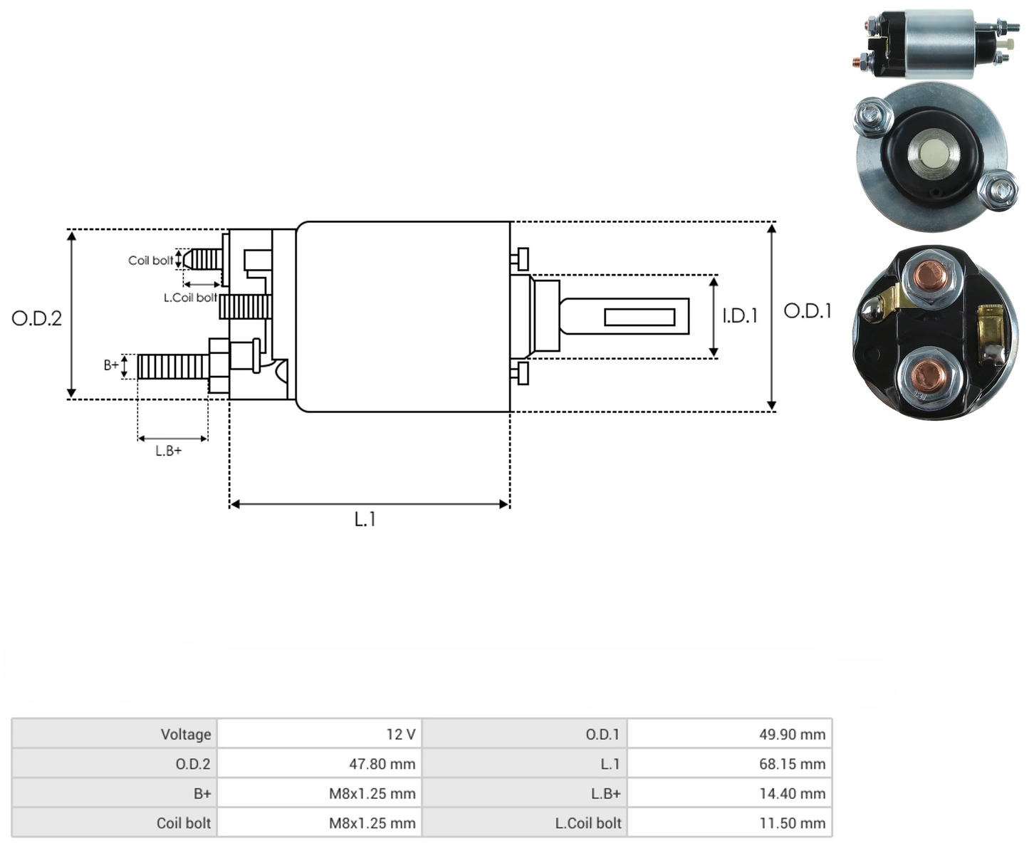 Solenoide Marcha Nippondenso Dodge RAM Jeep 66-8210