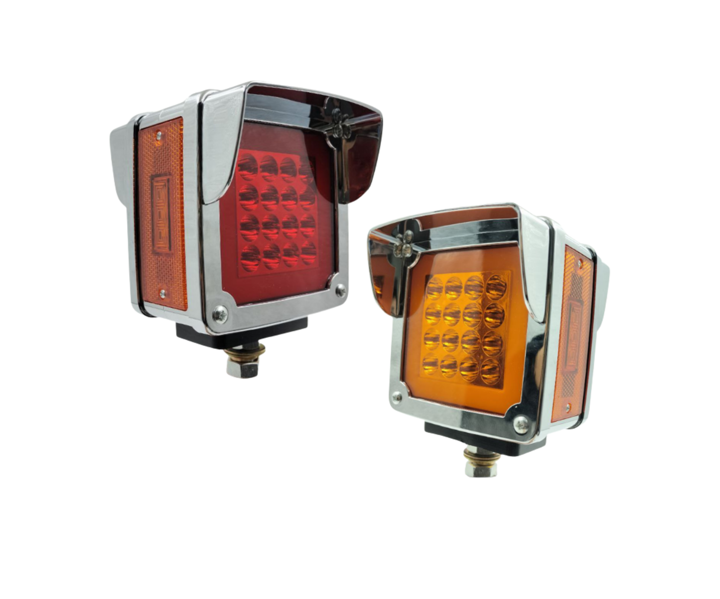 Kit Plafon Cuadrado Direcc. 38 LED's C/Estrobo