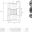 Polea Alternador Mitsubishi Ford Crown Victoria 24-83275