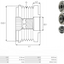 Polea Alternador Valeo Nissan Sentra 24-94300