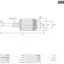 Armadura Nippondenso Case Caterpillar 24V 61-8208