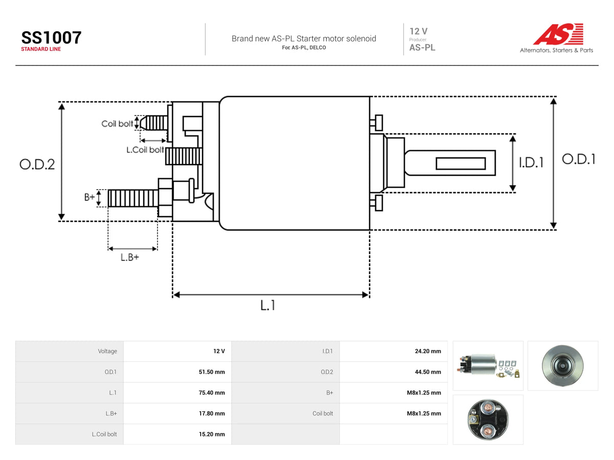 Solenoide Marcha Delco PG200 66-131