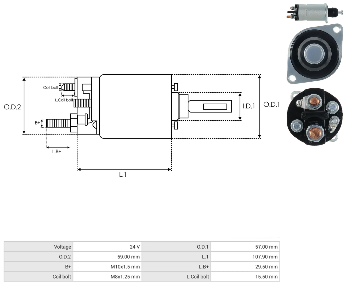 Solenoide Marcha Delco 29MT 24V 66-169-1