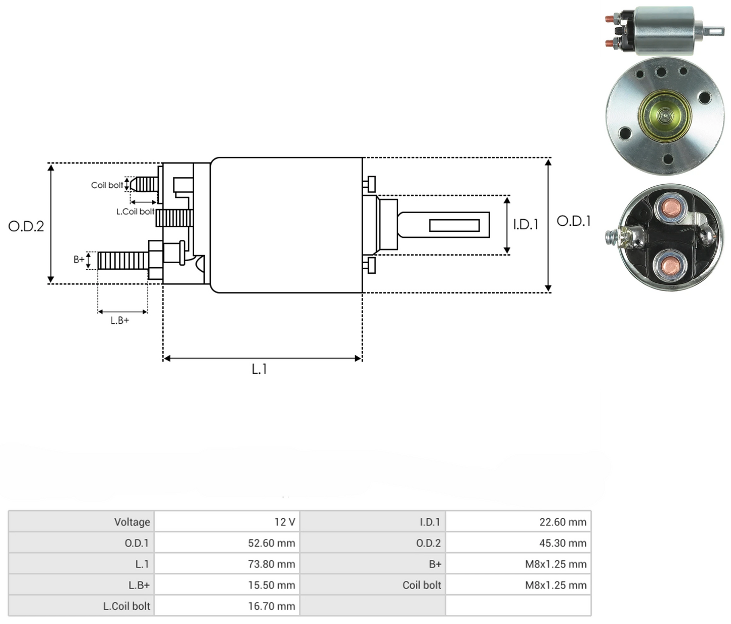Solenoide Marcha Hitachi Thermoking 66-8128