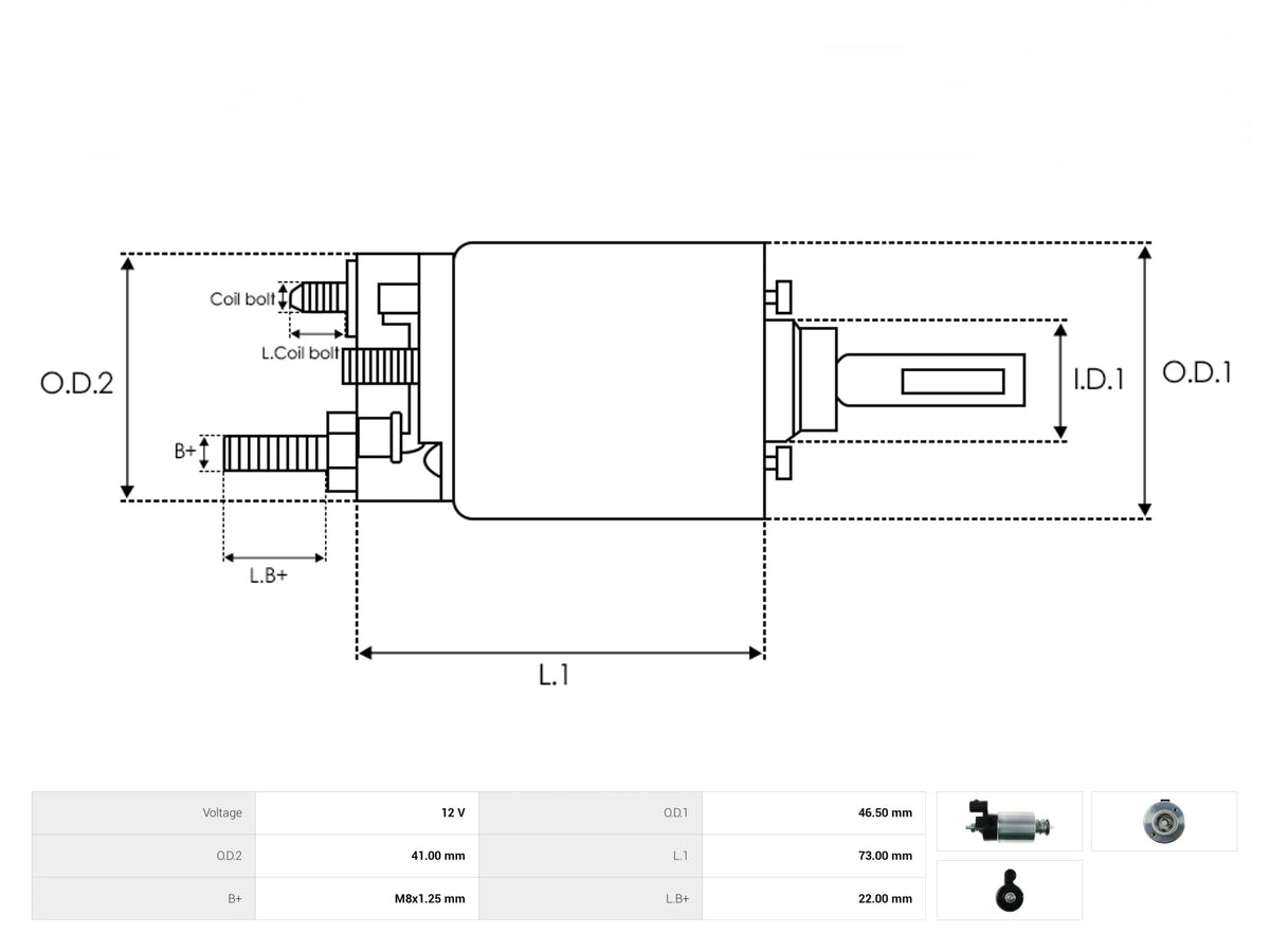 Solenoide Marcha Nippondenso Chrysler Dodge 66-8242