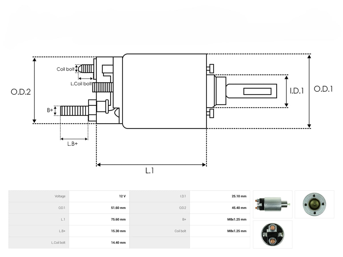 Solenoide Marcha Mitsubishi Hyundai Atos 66-8330