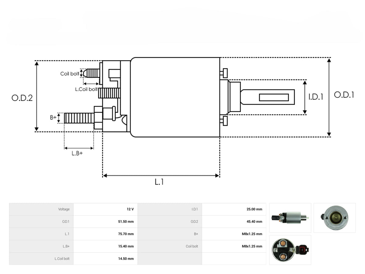 Solenoide Marcha Mitsubishi Nissan Altima 66-8372