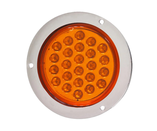 Plafon Redondo 4'' 24 LED's Atornillable Cromado