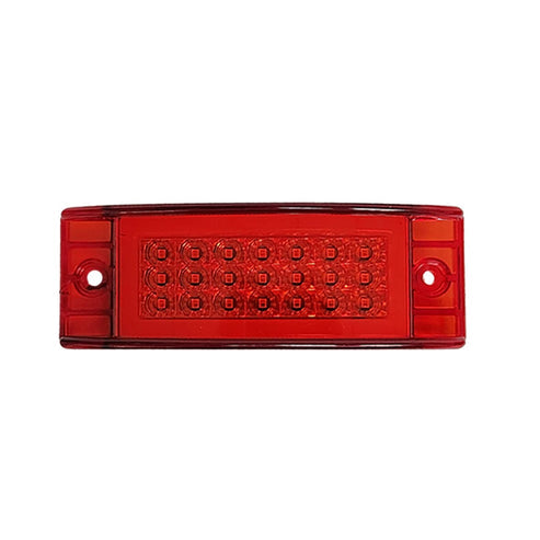 Plafon Lateral Rectangular 21 LED's Fijo/Estrobo
