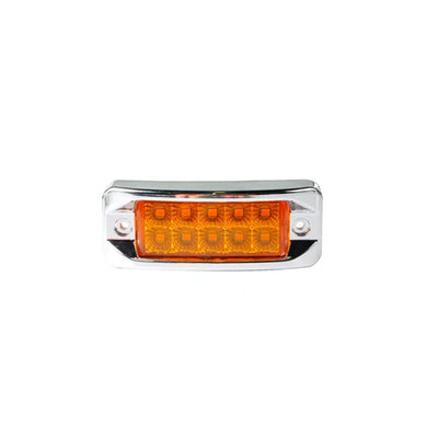 Plafon Lateral Rectangular 10 LED's Fijo/Estrobo