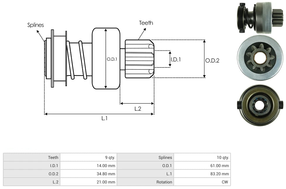 Impulsor Bosch Case New Holland 9D TIM 3005