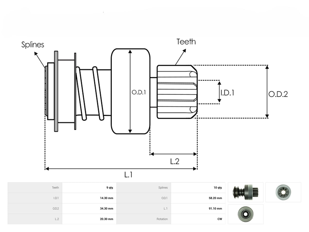 Impulsor Bosch Famsa Mercedes 9D 54-9108 TIM 436