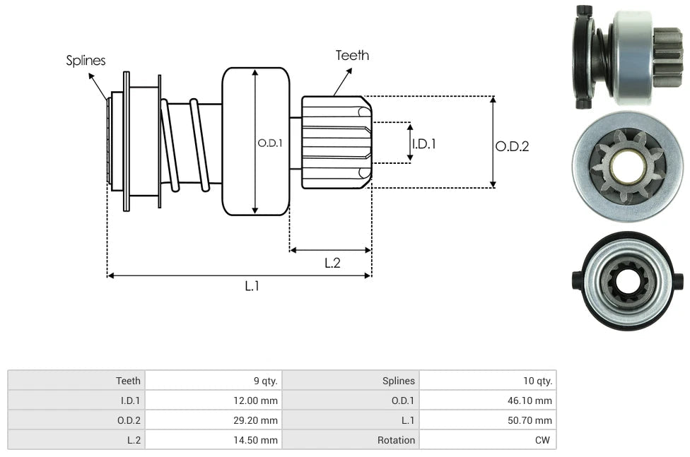 Impulsor Bosch BMW 9D 54-91101 TIM 741
