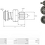 Impulsor Hitachi Nissan Montacargas 9D 54-8133 TIM 900