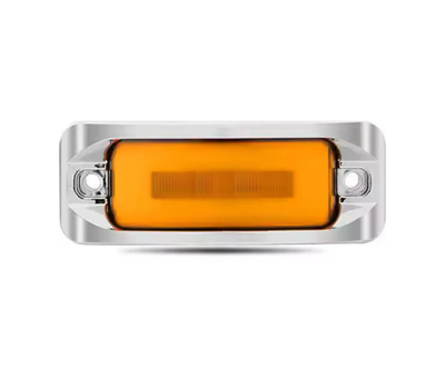 Plafon Lateral Cromado 4 LED's C/Estrobo