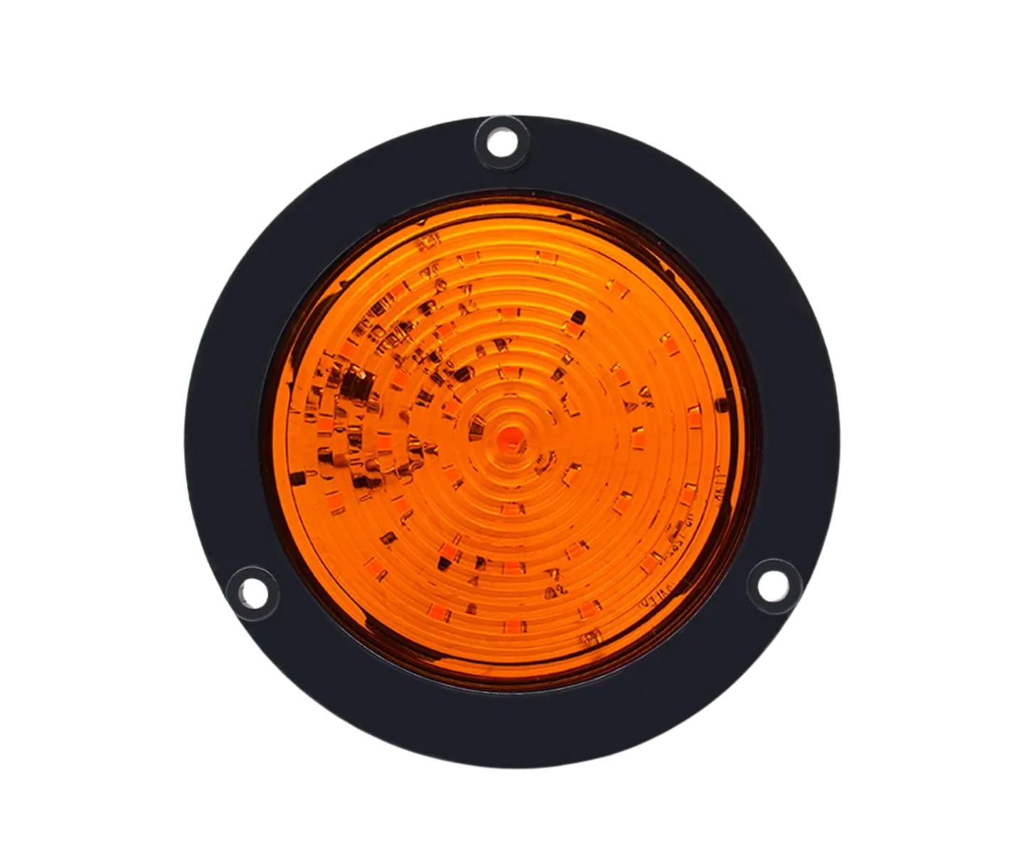 Plafon Redondo 4'' Atornillable con Estrobo Negro